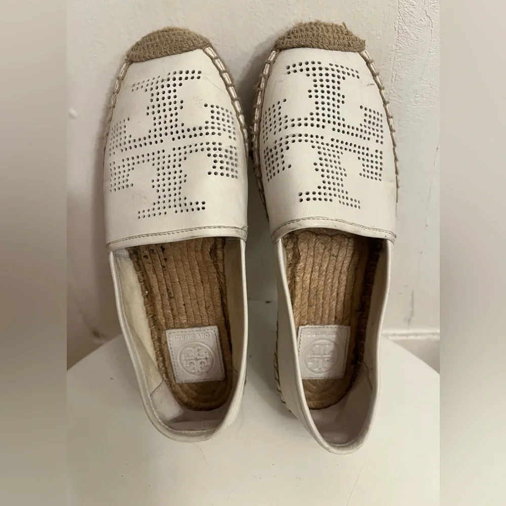 Tory Burch Cream/white ish  Espadrilles  Size 7
